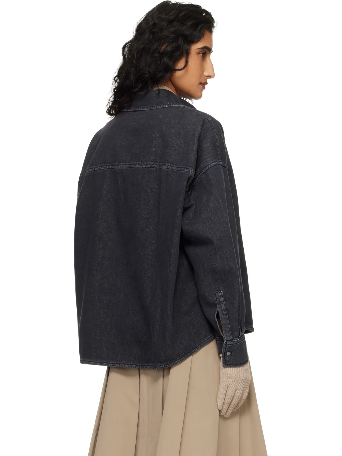 Weekend Max Mara Foggia デニムシャツ - 画像3
