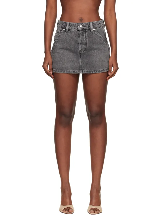 Alexander Wang Alexander Wang デニム カーペンター ミニ スコートの商品画像
