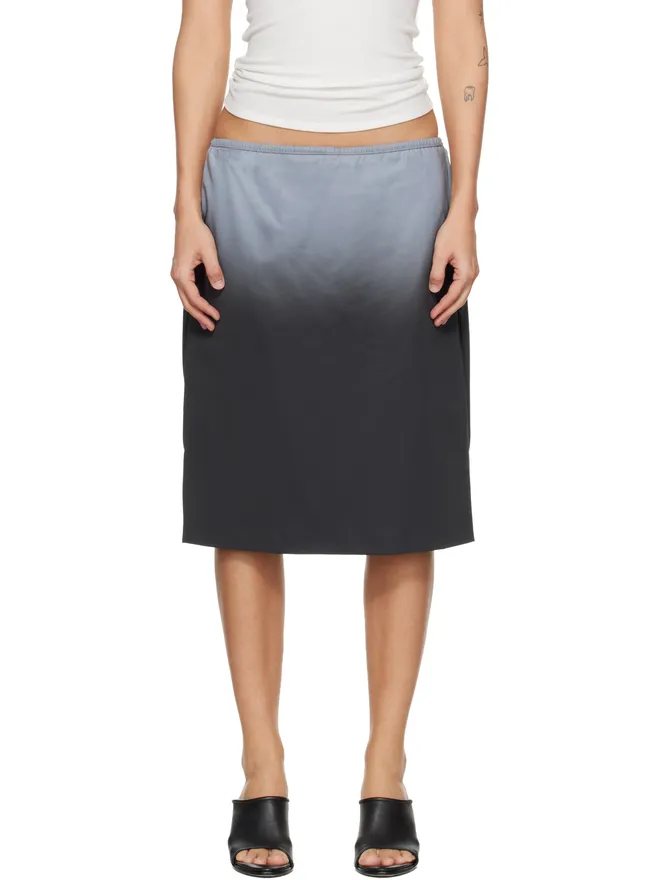 Alexander Wang Alexander Wang リフレクティブ ミッドライズ ミディアムスカートの商品画像