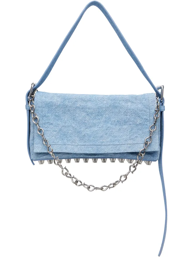Alexander Wang Alexander Wang ミディアム Ricco デニム フラップ バッグの商品画像