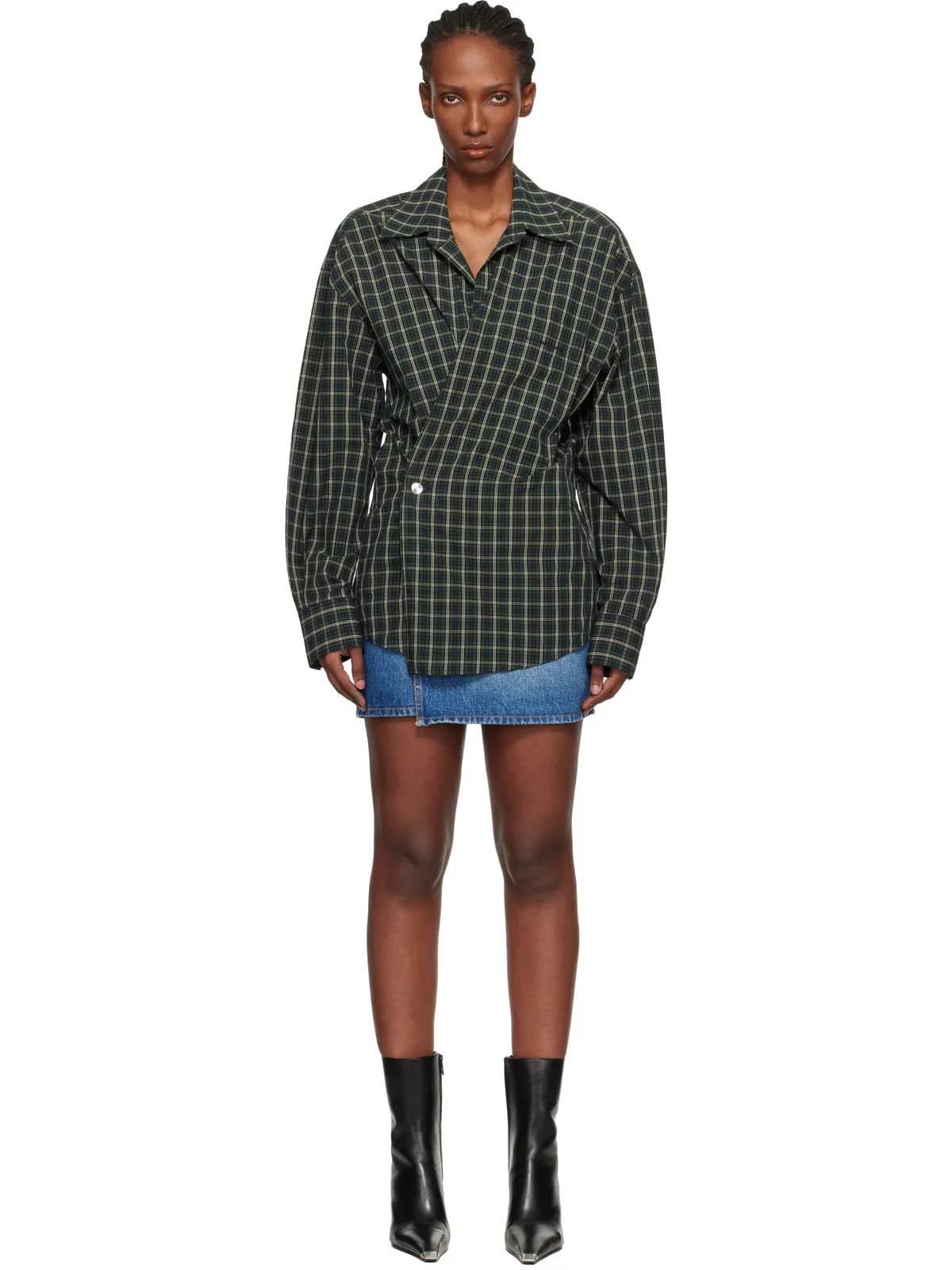 Alexander Wang Pre-Styled ラップ ミニワンピース - 画像1