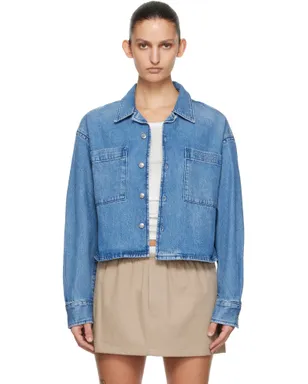Alexander Wang クロップド 長袖 デニムシャツ - サムネイル1