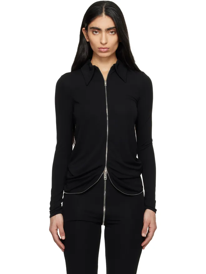Alexander Wang Alexander Wang ドレープバック ジッパー シャツの商品画像