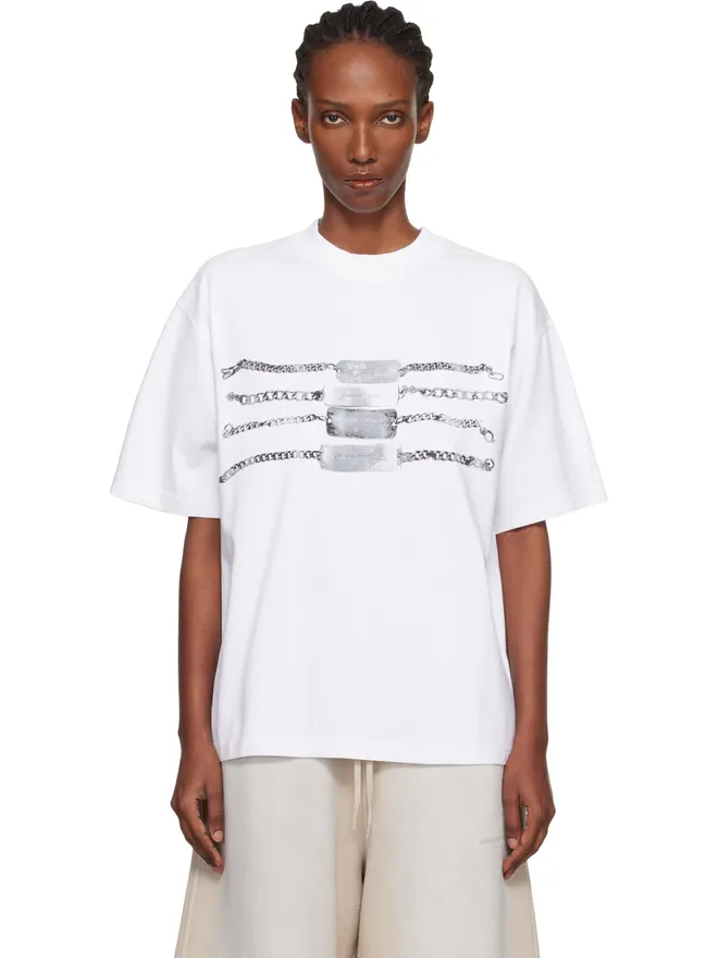 Alexander Wang Alexander Wang オーバーサイズ グラフィックTシャツの商品画像