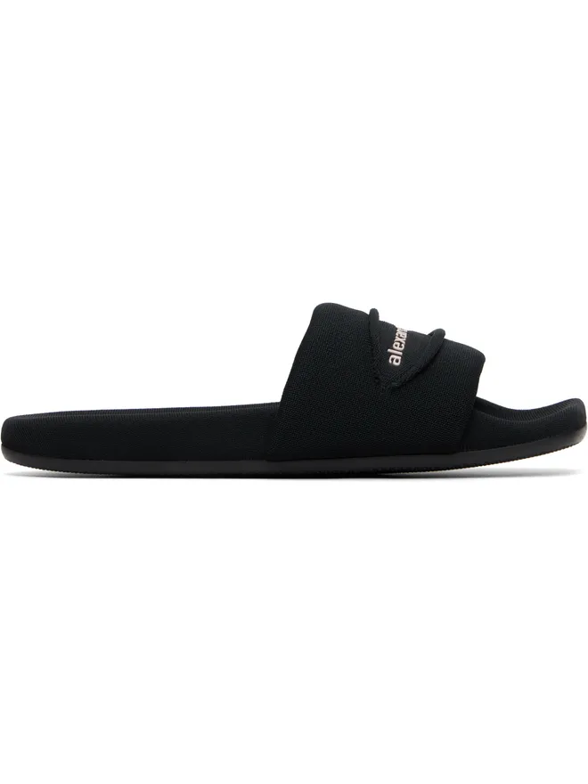 Alexander Wang Alexander Wang 'AW' Slash ニット プールスライドの商品画像