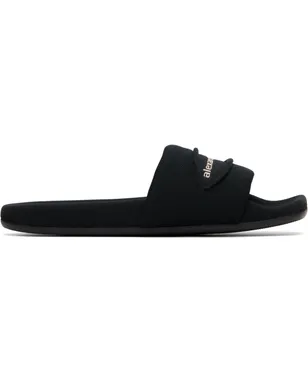 Alexander Wang 'AW' Slash ニット プールスライド - サムネイル1