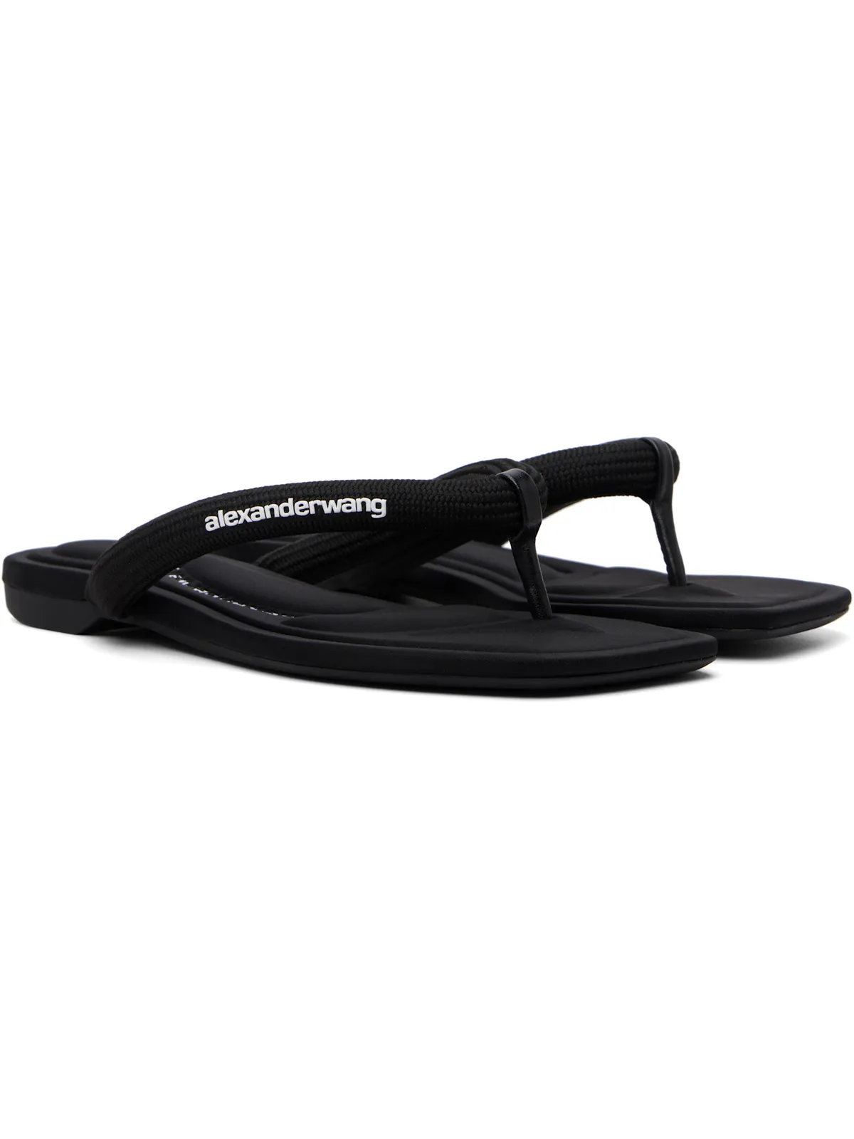 Alexander Wang Jenna Tubular Flat トングサンダル - 画像4