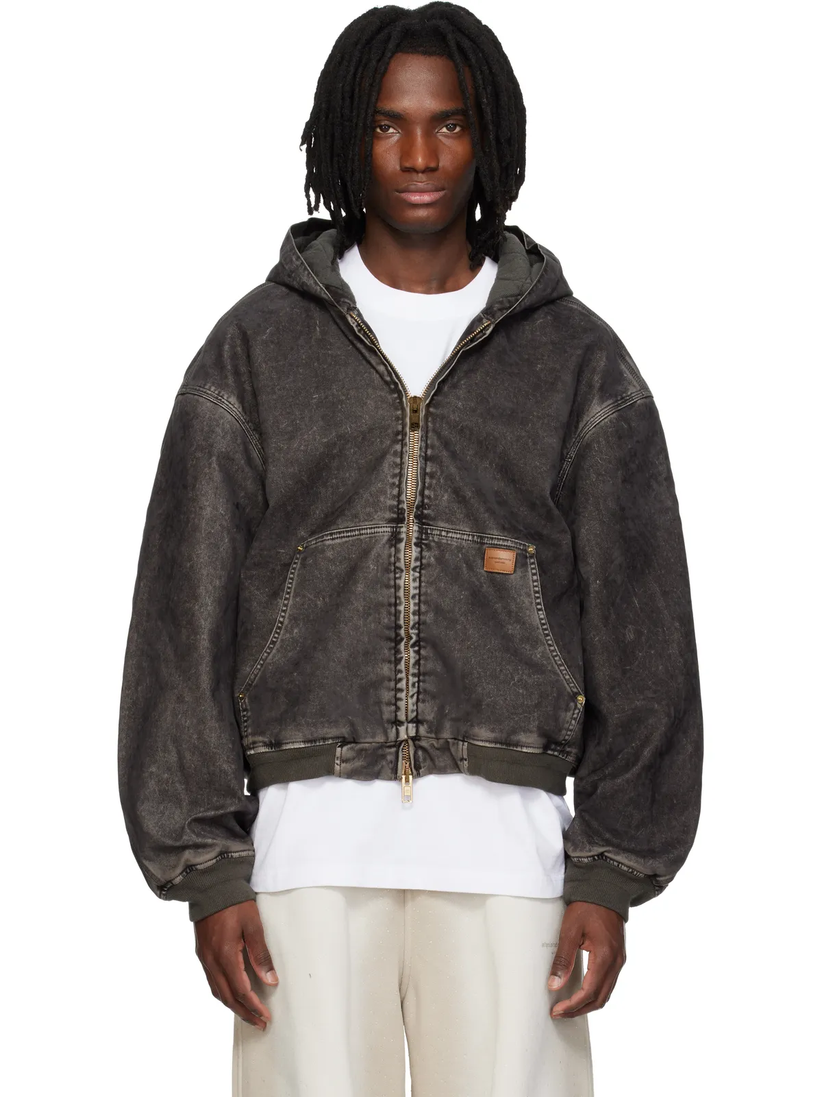 Alexander Wang フロック オーバーサイズ カーペンタージャケット - 画像1