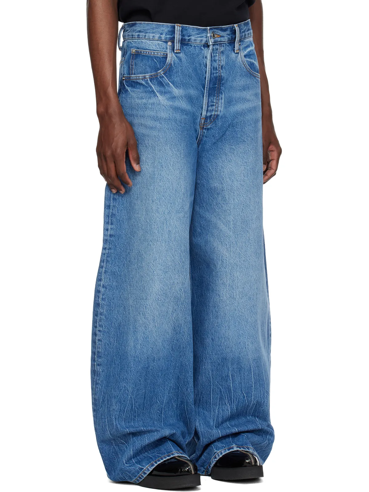 Alexander Wang Surge ローライズ ワイドレッグジーンズ - 画像2