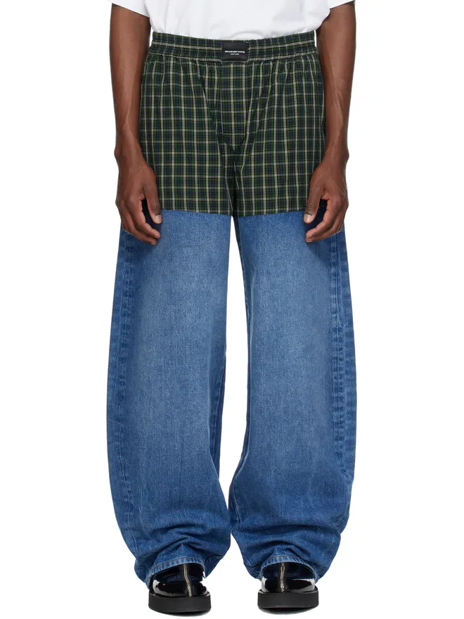 Alexander Wang Alexander Wang Boxer Combo ルーズジーンズの商品画像