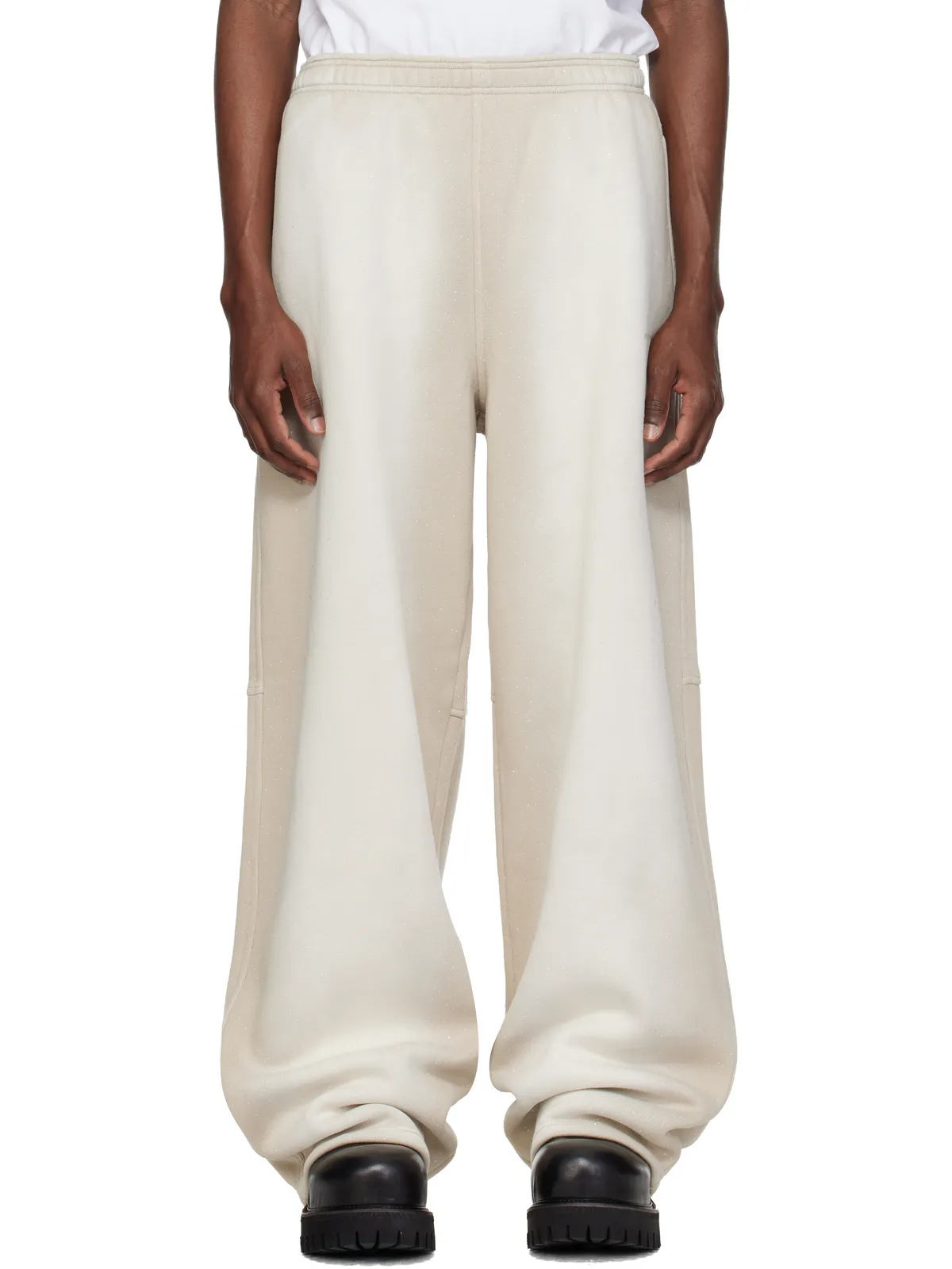 Alexander Wang Allover Hotfix ミッドライズ スウェットパンツ - 画像1