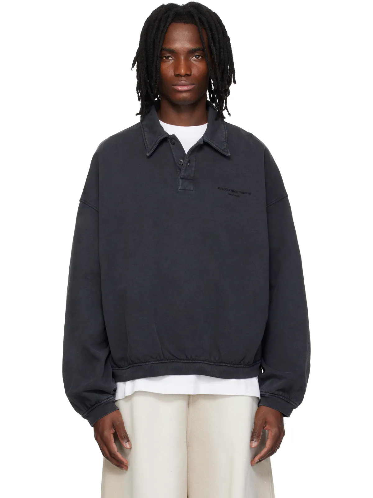 Alexander Wang 長袖ポロシャツ - 画像1