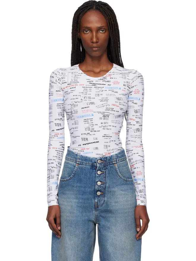 MM6 Maison Margiela MM6 Maison Margiela スクープネック ボディスーツの商品画像