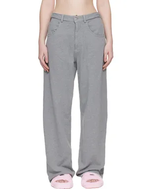 MM6 Maison Margiela コットン ワイドパンツ - サムネイル1