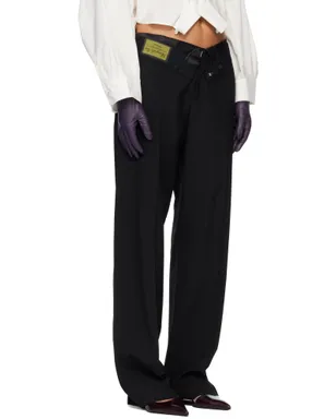 MM6 Maison Margiela Reverse Waistband トラウザーズ - サムネイル2