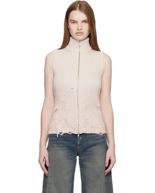 MM6 Maison Margiela Amended Optical Ribs ベスト - サムネイル1