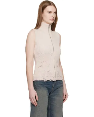 MM6 Maison Margiela Amended Optical Ribs ベスト - サムネイル2