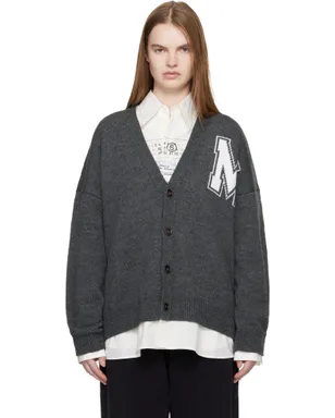 MM6 Maison Margiela Two-In-One ニットカーディガン - サムネイル1