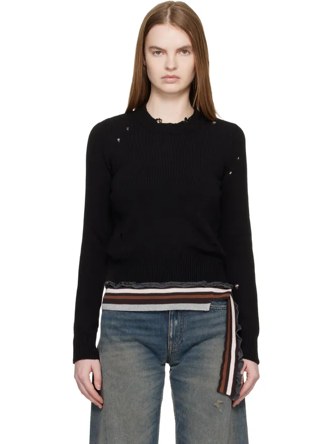 MM6 Maison Margiela MM6 Maison Margiela リブニット トップスの商品画像