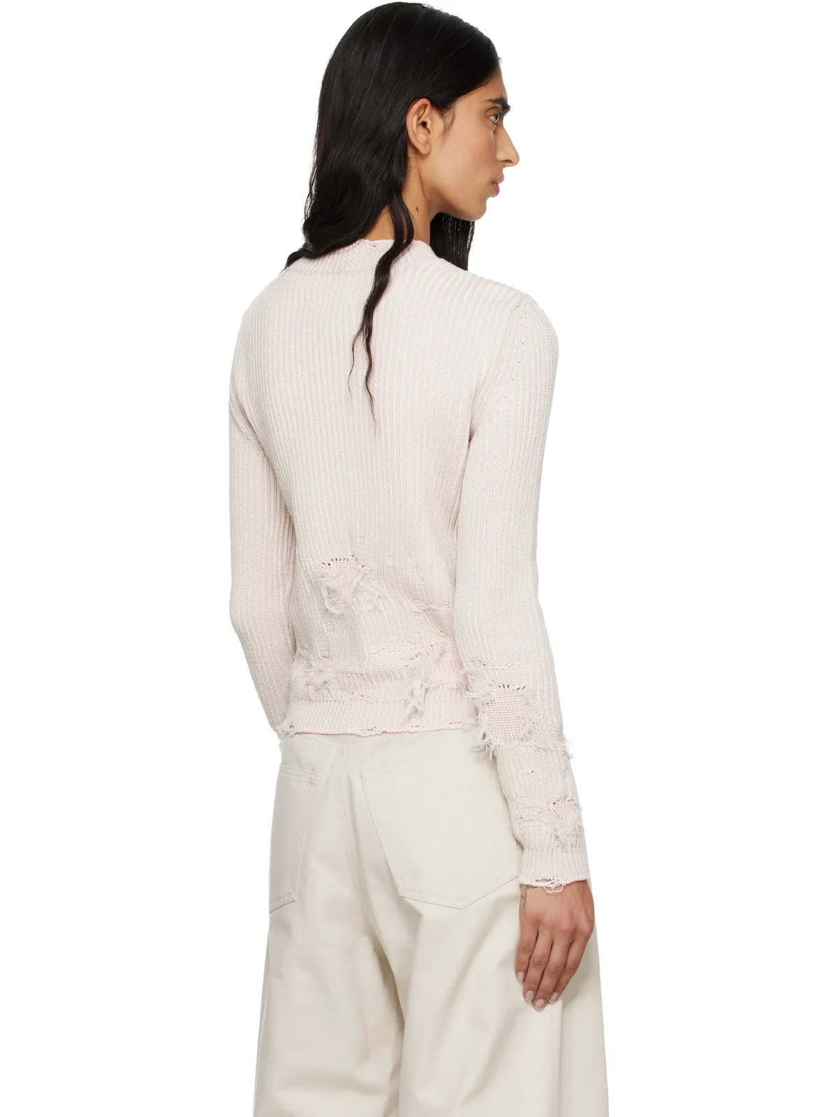 MM6 Maison Margiela Amended Optical Ribs セーター - 画像3