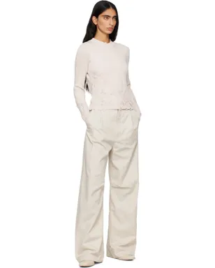 MM6 Maison Margiela Amended Optical Ribs セーター - サムネイル4