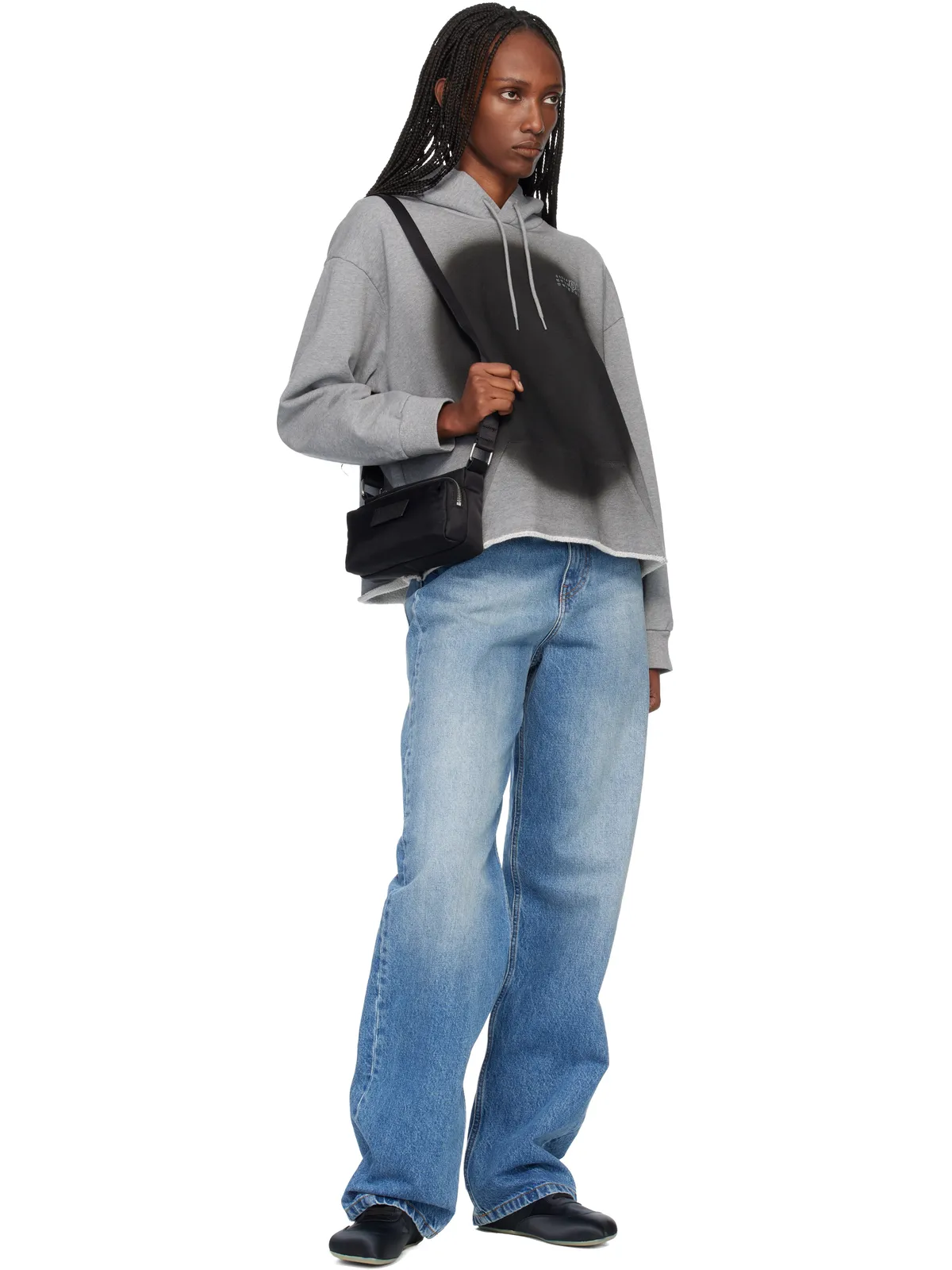 MM6 Maison Margiela ナイロン ポケット クロスボディバッグ - 画像4