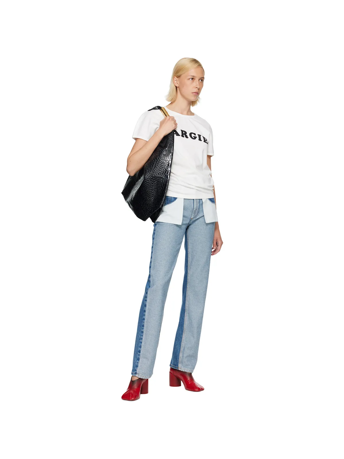 MM6 Maison Margiela Oversized New Triangle トートバッグ - 画像4