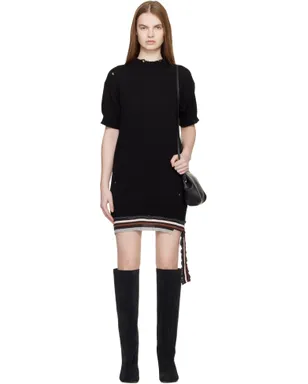 MM6 Maison Margiela Hanging リブ ミニワンピース - サムネイル1