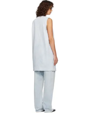 MM6 Maison Margiela Flap Pocket デニム ミニワンピース - サムネイル3