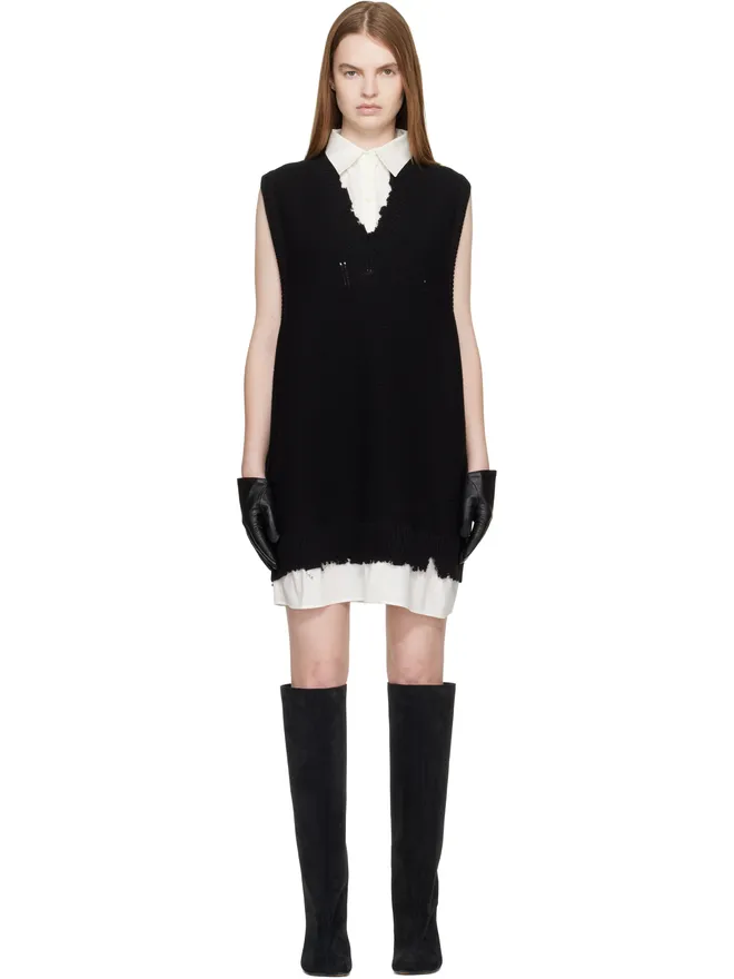 MM6 Maison Margiela MM6 Maison Margiela 'Two in One' 5ゲージ ミニワンピースの商品画像