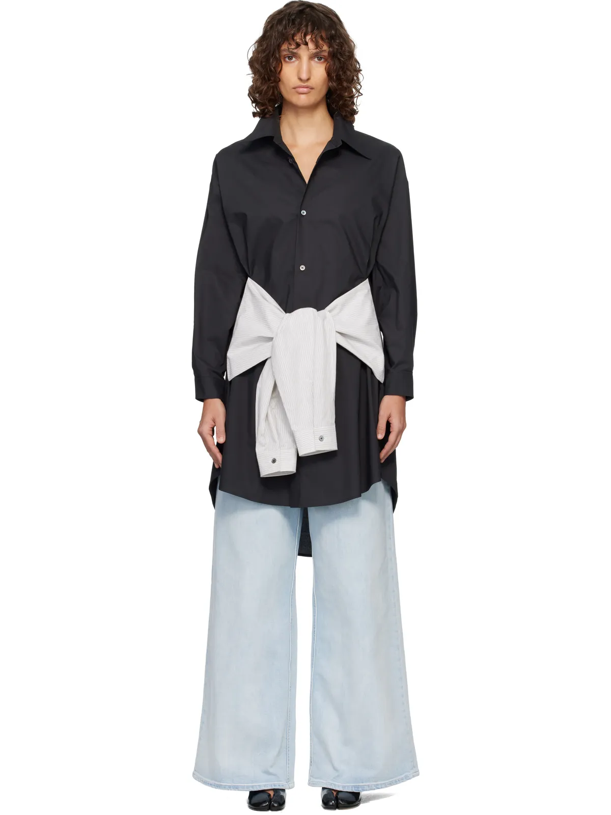 MM6 Maison Margiela Multi Wear コットンポプリン ミニワンピース - 画像1