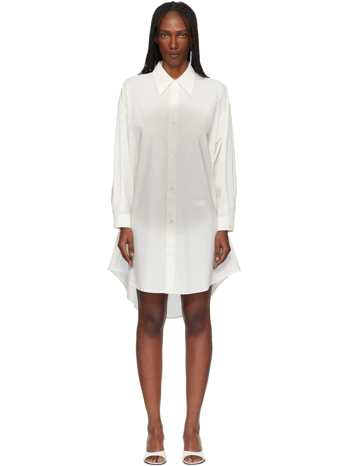 MM6 Maison Margiela コットンポプリン ミニワンピース - 画像1