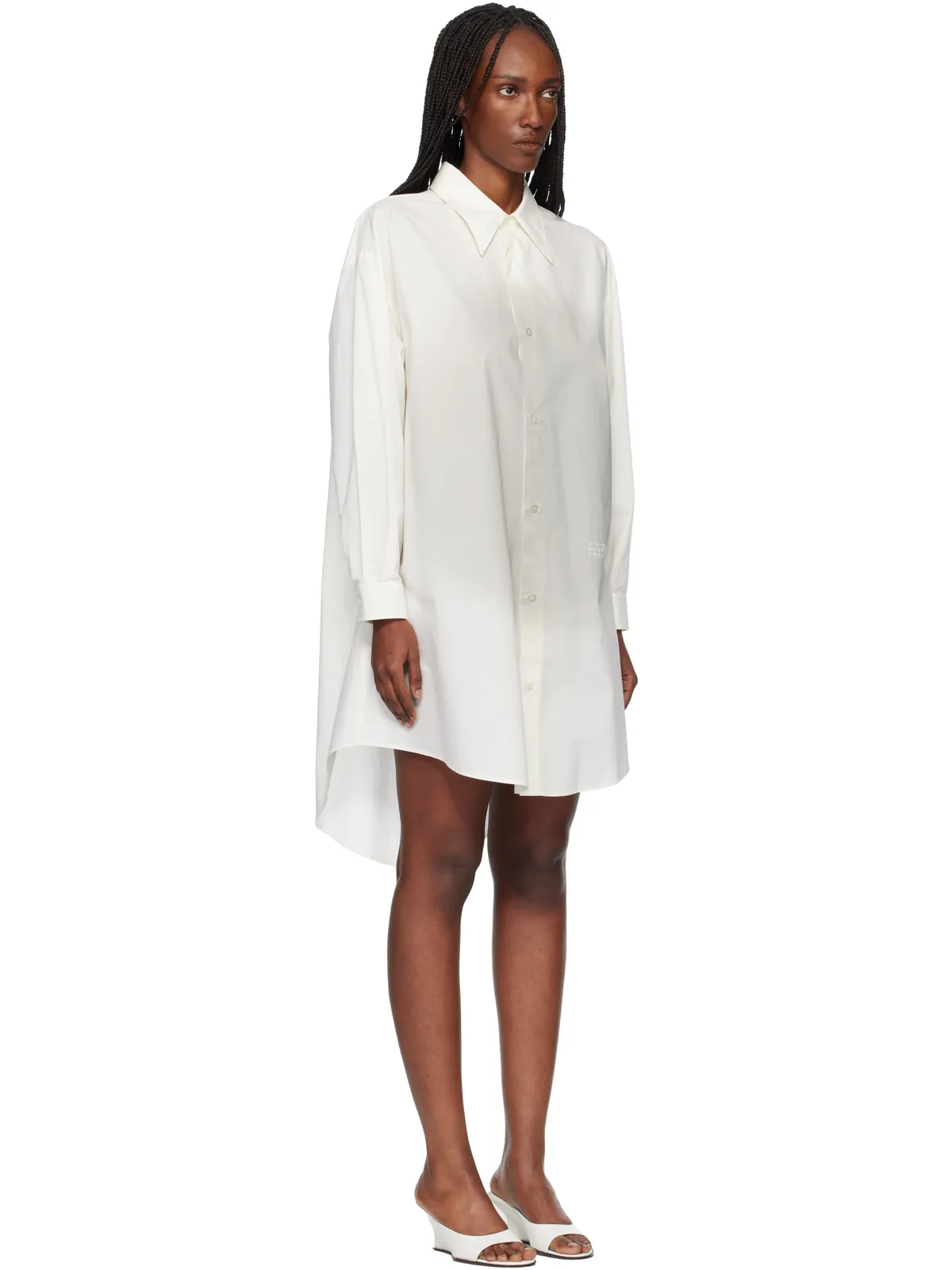 MM6 Maison Margiela コットンポプリン ミニワンピース - 画像2