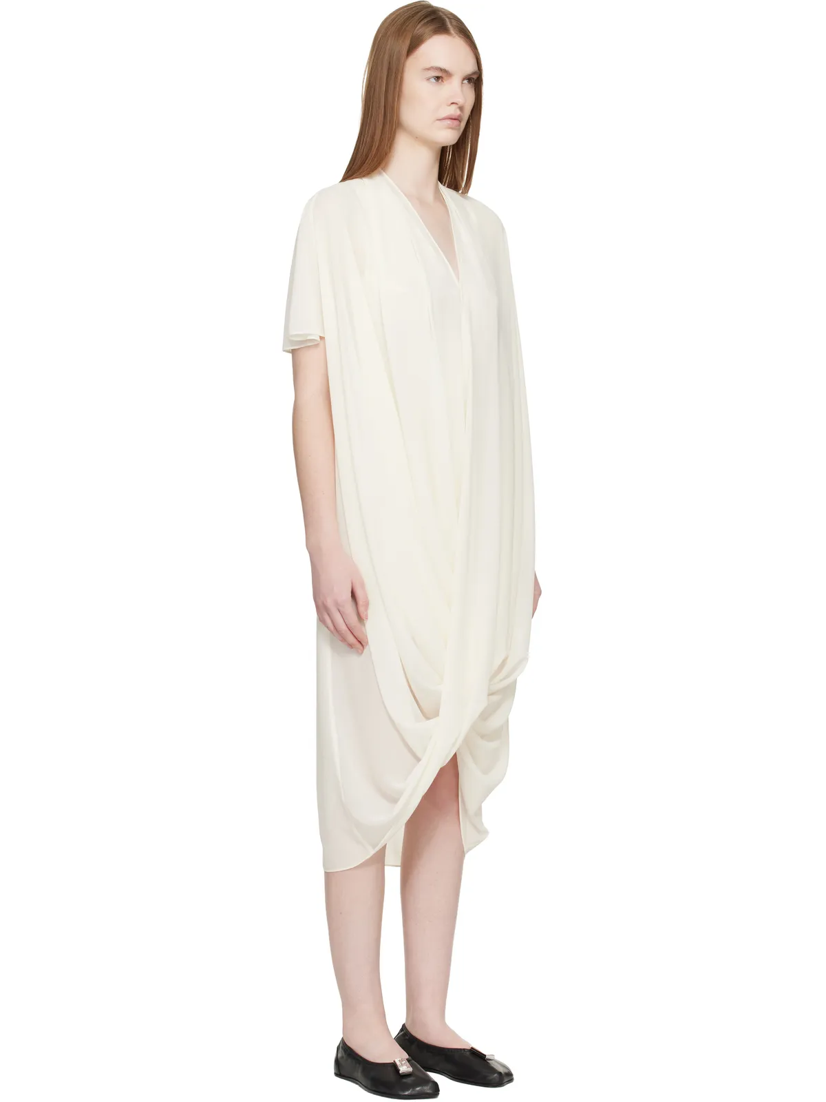 MM6 Maison Margiela シフォン ミディアムワンピース - 画像2