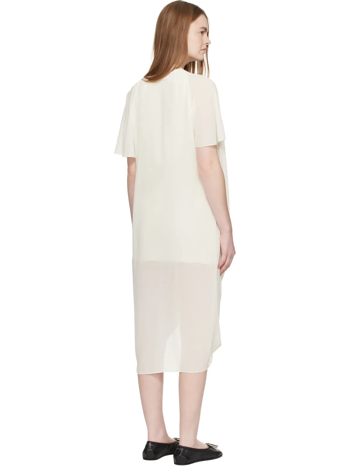 MM6 Maison Margiela シフォン ミディアムワンピース - 画像3