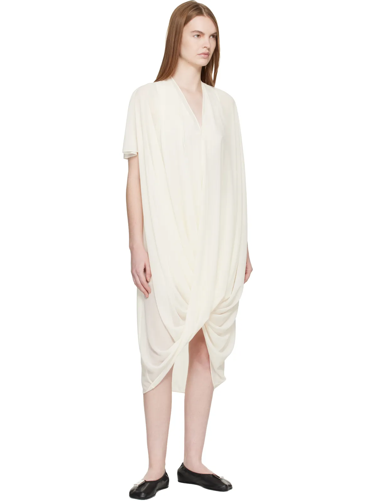 MM6 Maison Margiela シフォン ミディアムワンピース - 画像4