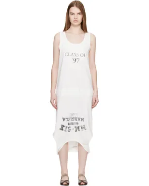 MM6 Maison Margiela Multi Wear コットンジャージ ミディアムワンピース - サムネイル1