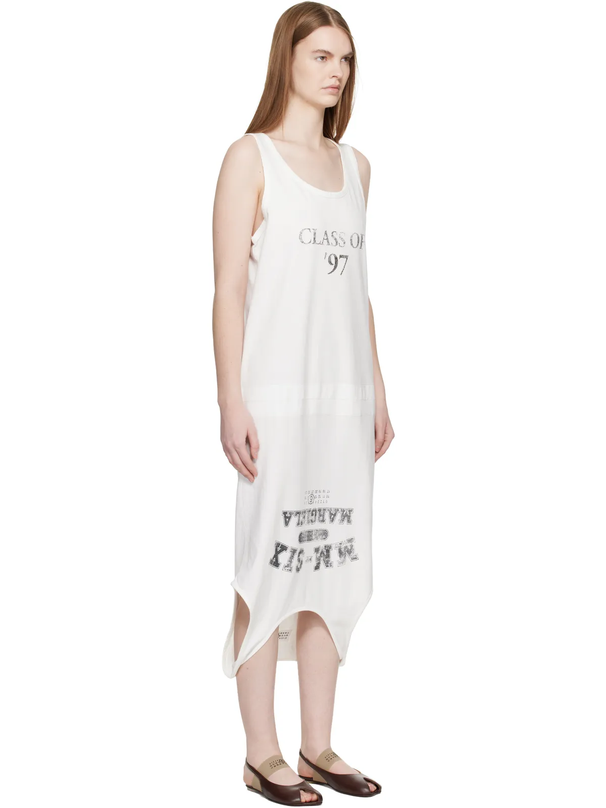 MM6 Maison Margiela Multi Wear コットンジャージ ミディアムワンピース - 画像2