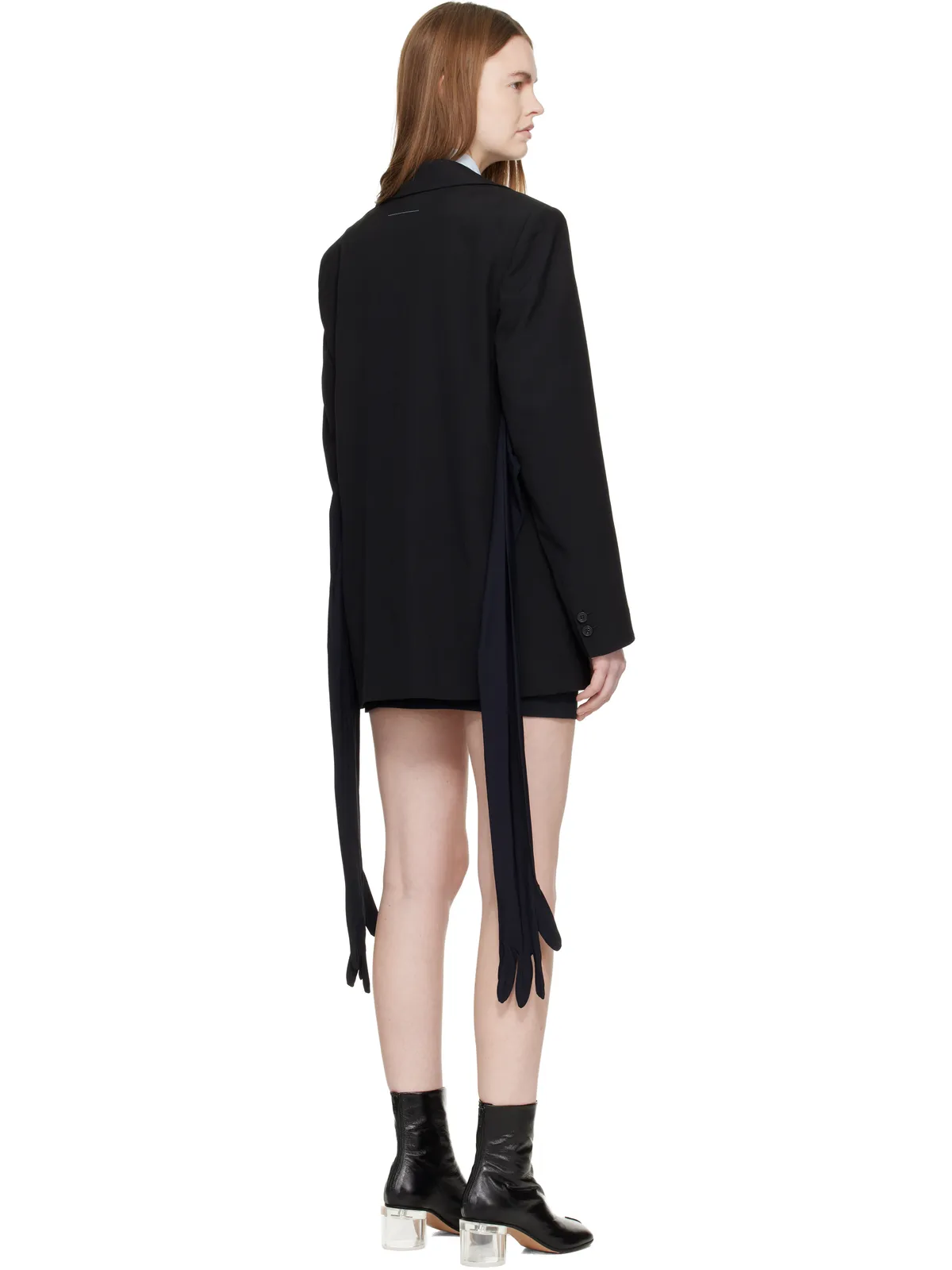 MM6 Maison Margiela ウールブレンド テーラードジャケット - 画像3