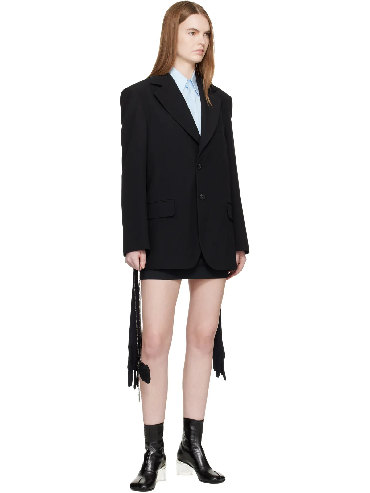MM6 Maison Margiela ウールブレンド テーラードジャケット - 画像4