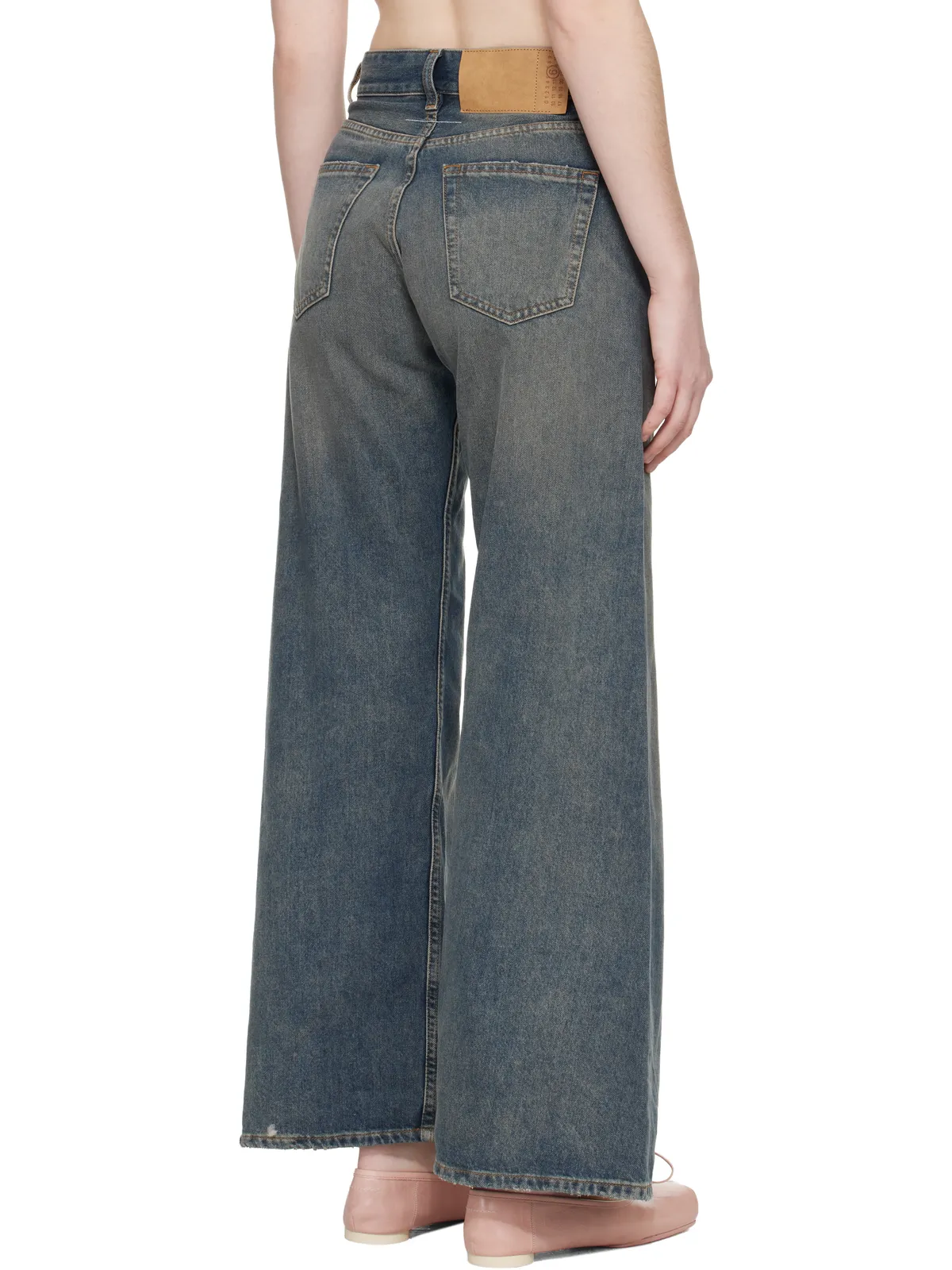 MM6 Maison Margiela ディストレスジーンズ - 画像3