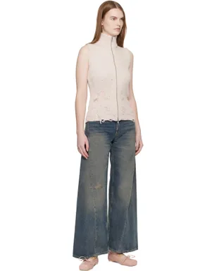 MM6 Maison Margiela ディストレスジーンズ - サムネイル4