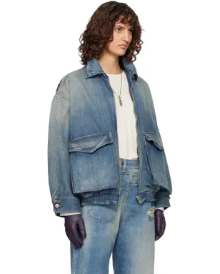 MM6 Maison Margiela フラップポケット デニムジャケット - サムネイル2