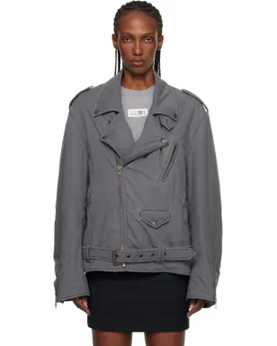 MM6 Maison Margiela ウォッシュ コットン スポーツジャケット - サムネイル1