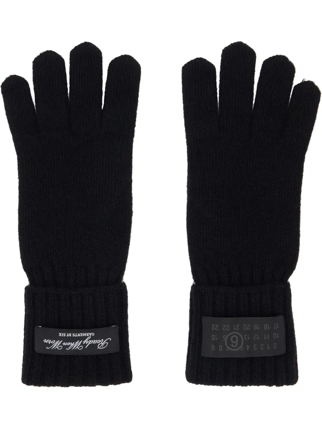 MM6 Maison Margiela MM6 Maison Margiela ウールブレンド ニット グローブの商品画像