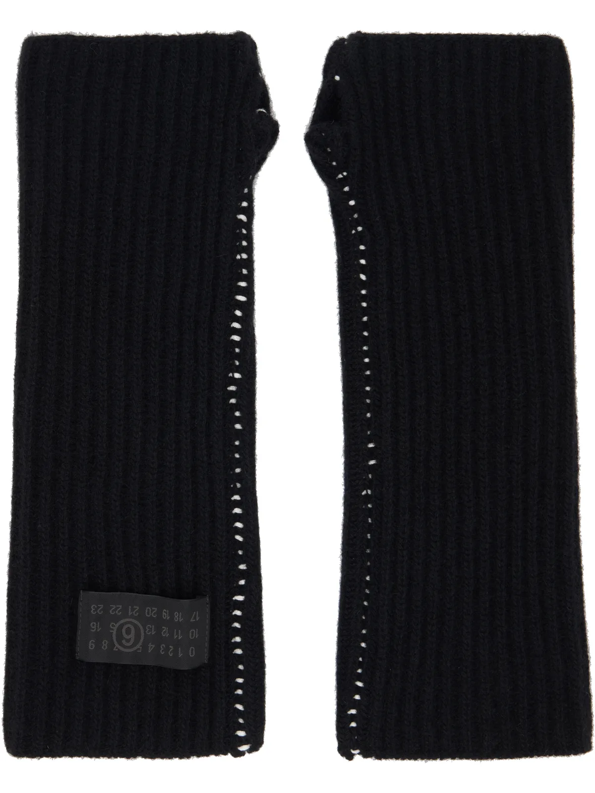 MM6 Maison Margiela フィッシャーマンズリブ アームウォーマー - 画像1