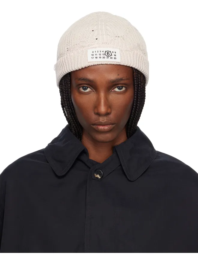 MM6 Maison Margiela MM6 Maison Margiela Amended Optical Ribs ビーニーの商品画像