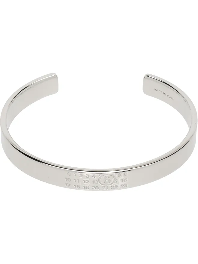 MM6 Maison Margiela MM6 Maison Margiela Numerical Minimal Signature カフブレスレットの商品画像