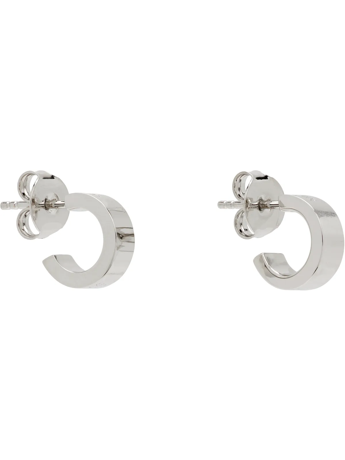 MM6 Maison Margiela Numeric Minimal Signature フープピアス - 画像2