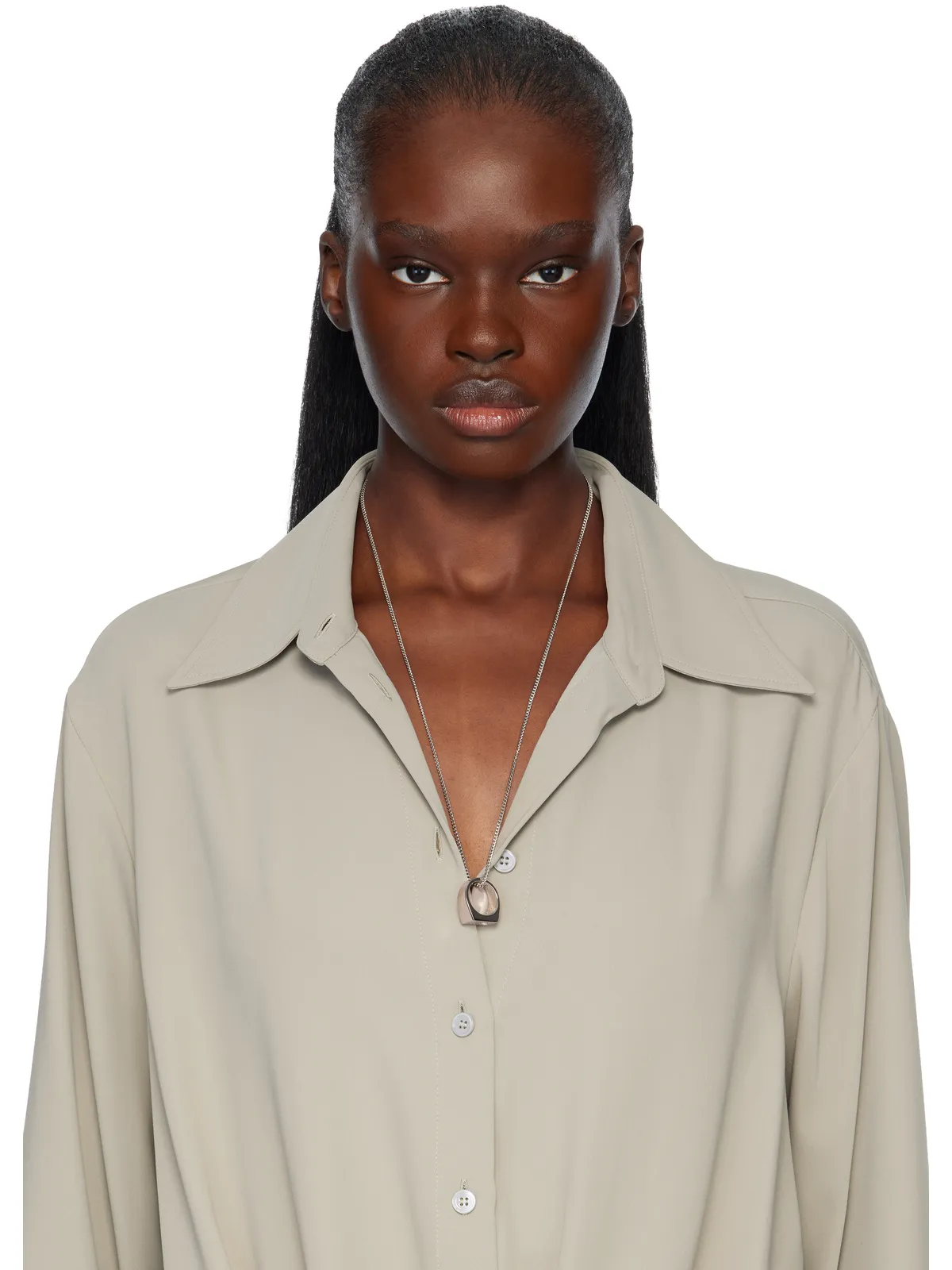 MM6 Maison Margiela シュバリエリング ネックレス - 画像2